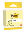 Post-It Cubo de 450 Notas Adhesivas Reposicionables - Forma Cuadrada - 76x76mm - Color Amarillo Claro