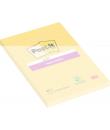 Post-It Super Sticky Pack de 6 Blocs de 75 Notas Adhesivas Reposicionables - Forma Rectangular - 101x152mm - Color Amarillo Clar