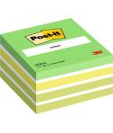 Post-It Cubo de 450 Notas Adhesivas Reposicionables - Forma Cuadrada - 76x76mm - Colores Surtidos