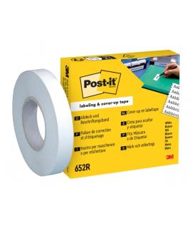 Post-It Recambio de Rollo de Cinta Adhesiva para Escribir - 18m x 8mm - Color Blanco