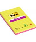 Post-It Super Sticky Pack de 2 Blocs de 45 Notas Adhesivas Reposicionables - Forma Rectangular - 203x127mm - Colores Surtidos