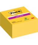 Post-It Super Sticky Cubo de 350 Notas Adhesivas Reposicionables - 76x76mm - 100% PEFC - Color Amarillo