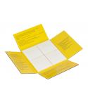 Post-It Pack de 12 Blocs de 36 Notas Transparentes - Forma Cuadrada - Color Transparente