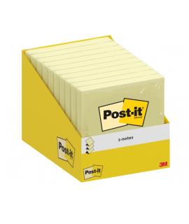 Post-It Bloc de 100 Z-Notas Adhesivas Reposicionables - Forma Cuadrada - 76x76mm - Color Amarillo Claro