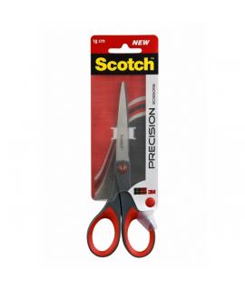 Scotch Tijeras de Precision - 18cm - Color Negro/Rojo