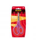 Scotch Tijeras Infantiles - Punta Redondeada - 12cm - Tacto Suave - Color Morado