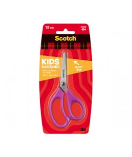 Scotch Tijeras Infantiles - Punta Redondeada - 12cm - Color Morado