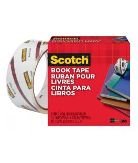 Scotch Cinta Adhesiva para Reparacion de Libros - 38.1mm x 13.7m - Color Transparente