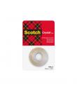 Scotch Cinta Adhesiva - Facil de Cortar - 19mm x 25m - Color Transparente