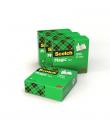 Scotch Magic Pack de 4 Cintas Adhesivas Invisible - 19mm x 33m - Color Transparente