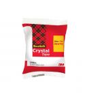 Scotch Crystal Cinta Adhesiva - 19mm x 33m - Promocion 25m + 8m Gratis - Color Transparente