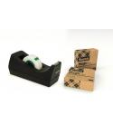 Scotch Dispensador de Cinta Adhesiva - para Cintas de hasta 19mm x 33m - 66% Adhesivo Vegetal - Incluye 3 Cintas Adhesivas - Col