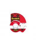 Scotch Crystal Cinta Adhesiva - 12mm x 10m - Incluye Dispensador - Color Transparente