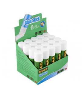 Scotch Expositor de 20&nbsp;Barras de Pegamento Adhesivo Solido de 21gr - Color Transparente