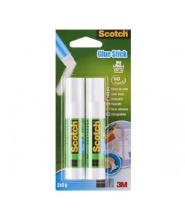 Scotch Pack de 2 Pegamentos en Barra Adhesivo Solido - 8gr por Unidad - Color Transparente