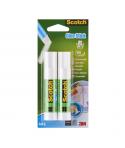 Scotch Pack de 2 Pegamentos en Barra Adhesivo Solido - 8gr por Unidad - Color Transparente