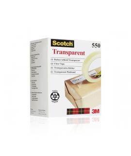 Scotch Pack de 8 Cintas Adhesivas - 19mm x 66m - Color Transparente