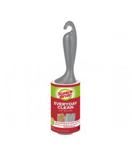 Scotch-Brite Pack de 4 Rodillos Quitapelusas Adhesivo - 56 Hojas por Rodillo - Color Negro