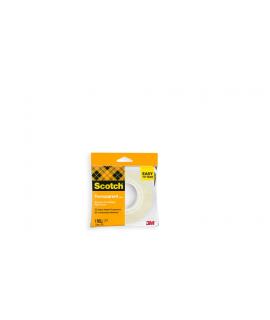 Scotch Cinta Adhesiva - Facil de Cortar - 12mm x 33m - Color Transparente