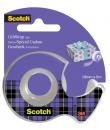 Scotch Giftwrap Cinta Adhesiva Satinada - 19mm x 6m - Especial para Envolver Regalos - Incluye Dispensador - Color Transparente