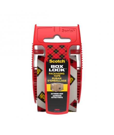 Scotch Box Lock Precinto de Embalaje - 48mm x 20.3m - Incluye Dispensador - Color Transparente