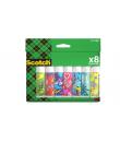 Scotch Pack de 8 Pegamentos en Barra Adhesivo Solido - 8gr por Unidad - Color Transparente
