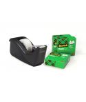 Scotch Dispensador de Cinta Adhesiva - para Cintas de hasta 19mm x 33m - Incluye 4 Cintas Adhesivas - Color Negro
