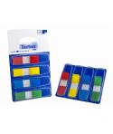 Tartan Pack de 4 Dispensadores de 35 Marcadores Adhesivos Reposicionables - 11x43mm - Colores Surtidos