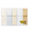 Post-It Index Dispensador con 100 Marcadores de Indice Reposicionables - Forma Rectangular - Colores Surtidos
