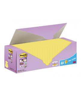 Post-It Super Sticky Pack de 24 Blocs con 90 Z-Notas Adhesivas Reposicionables - 76x76mm - Promocion 20 Blocs + 4 Gratis - Color