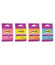 Post-It Super Sticky Bloc de 45 Notas Adhesivas Reposicionables - Forma Cuadrada - 76x76mm - Colores Surtidos