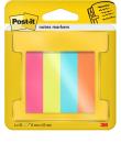 Post-It Pack de 4 Blocs de 50 Marcadores Reposicionables - Forma Rectangular - Colores Surtidos