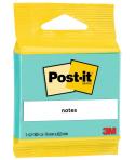 Post-It Bloc de 100 Notas Adhesivas Reposicionables - Forma Rectangular - 63.5x76mm - Color Verde