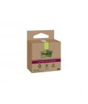 Post-It Super Sticky Pack de 3 Blocs de 70 Notas Adhesivas Recicladas - Forma Cuadrada - 47.6x47.6mm - Colores Surtidos