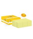 Post-It Pack de 36 Blocs de 100 Notas Adhesivas Reposicionables - Forma Cuadrada - 76x76mm - Color Amarillo Claro