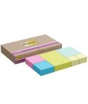 Post-It Super Sticky Pack de 18 Blocs de 90 Notas Adhesivas Reposicionables - Colores Surtidos