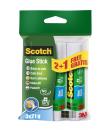 Scotch Pack de 3 Pegamentos en Barra Adhesivo Solido - 21gr por Unidad - Promocion 2 + 1 Gratis - Color Transparente
