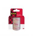Scotch Crystal Pack de 3 Cintas Adhesivas - Recambio - 19mm x 25m - Color Transparente