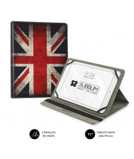 Subblim Funda Tablet Universal Trendy 9.6" a 11" - Posicion Stand con 2 Angulos de Vision - Soporte Antideslizante - Colores Var