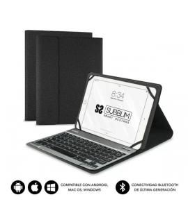 Subblim Teclado Bluetooth extraíble - Funda universal 9-10.1" - Diseño ultradelgado - Soporte ajustable - Acceso a todas las fun
