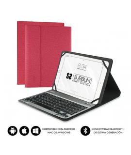 Subblim Teclado Bluetooth extraíble - Funda universal 9-10.1" - Diseño ultradelgado - Soporte ajustable - Acceso a todas las fun