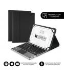 Subblim Teclado Bluetooth extraíble - Funda universal 9-10.1" - Diseño ultradelgado - Soporte ajustable - Touchpad - Sistema mag