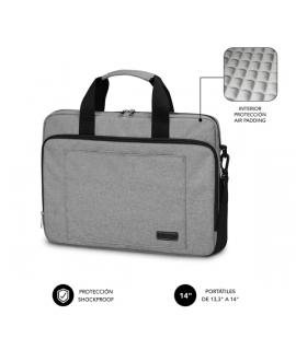 Subblim Maletin para Portatiles de hasta 14" Pulgadas - Proteccion Air Padding - Resistente Poliester Oxford - Repelente de Liqu