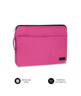 Subblim Funda Urban Portátil de 13.3" a 14" - Proteccion Elegante y Funcional - Tela de Poliester 600D - Interior Acolchado de F