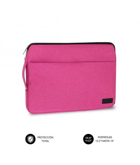 Subblim Funda Urban Portátil de 13.3" a 14" - Proteccion Elegante y Funcional - Tela de Poliester 600D - Interior Acolchado de F