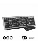 Subblim Combo Dual Prestige - Teclado y Raton Inalambricos - Bluetooth y 2.4G - Funcionamiento Silencioso - Color Gris Negro