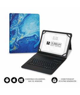 Subblim Keytab Pro Bluetooth Funda universal 9-10.1" - Diseño ultradelgado - Soporte ajustable - Sistema magnético - Resistente 