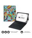 Subblim Keytab Pro Bluetooth Funda universal 9-10.1" - Diseño ultradelgado - Soporte ajustable - Sistema magnético - Resistente 