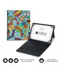 Subblim Keytab Pro Bluetooth Funda universal 9-10.1" - Diseño ultradelgado - Soporte ajustable - Sistema magnético - Resistente 