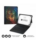 Subblim Keytab Pro Bluetooth Funda universal 9-10.1" - Diseño ultradelgado - Soporte ajustable - Sistema magnético - Resistente 